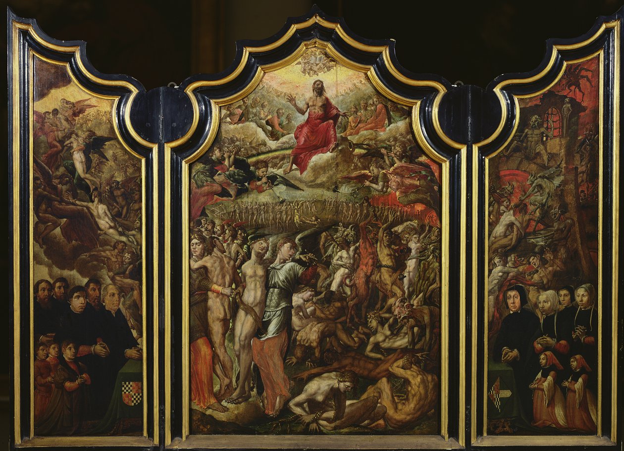Tryptyk Sądu Ostatecznego, 1555 autorstwa Aertgen Claesz van Leyden