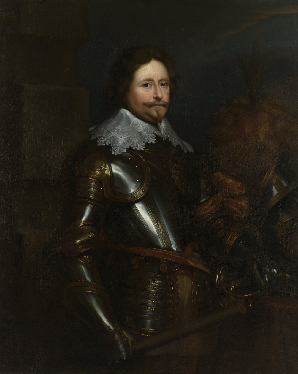 Portret Fryderyka Henryka (1584-1647), księcia Orange autorstwa Anthony van Dyck