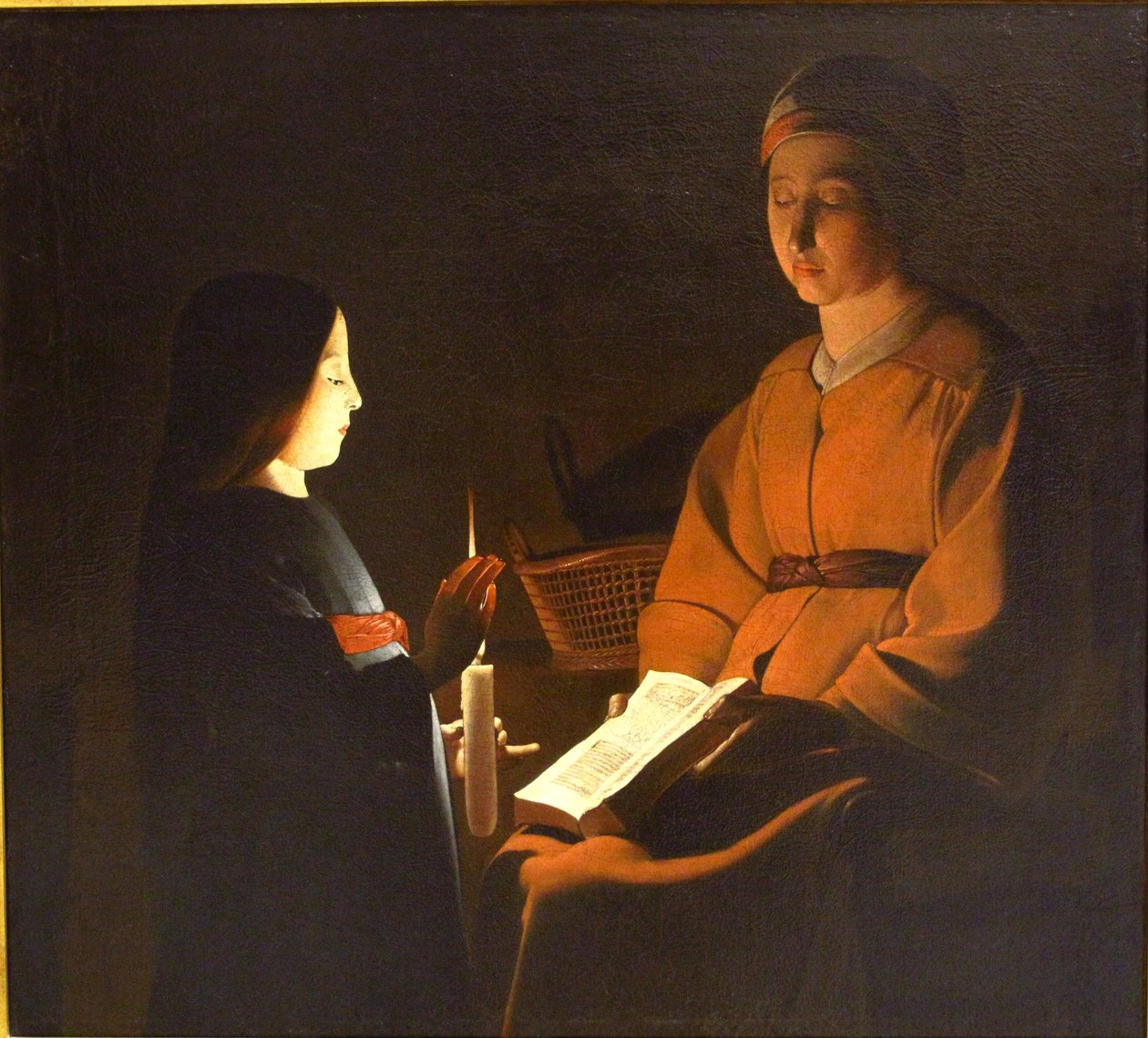 Edukacja Dziewicy autorstwa After Georges de La Tour