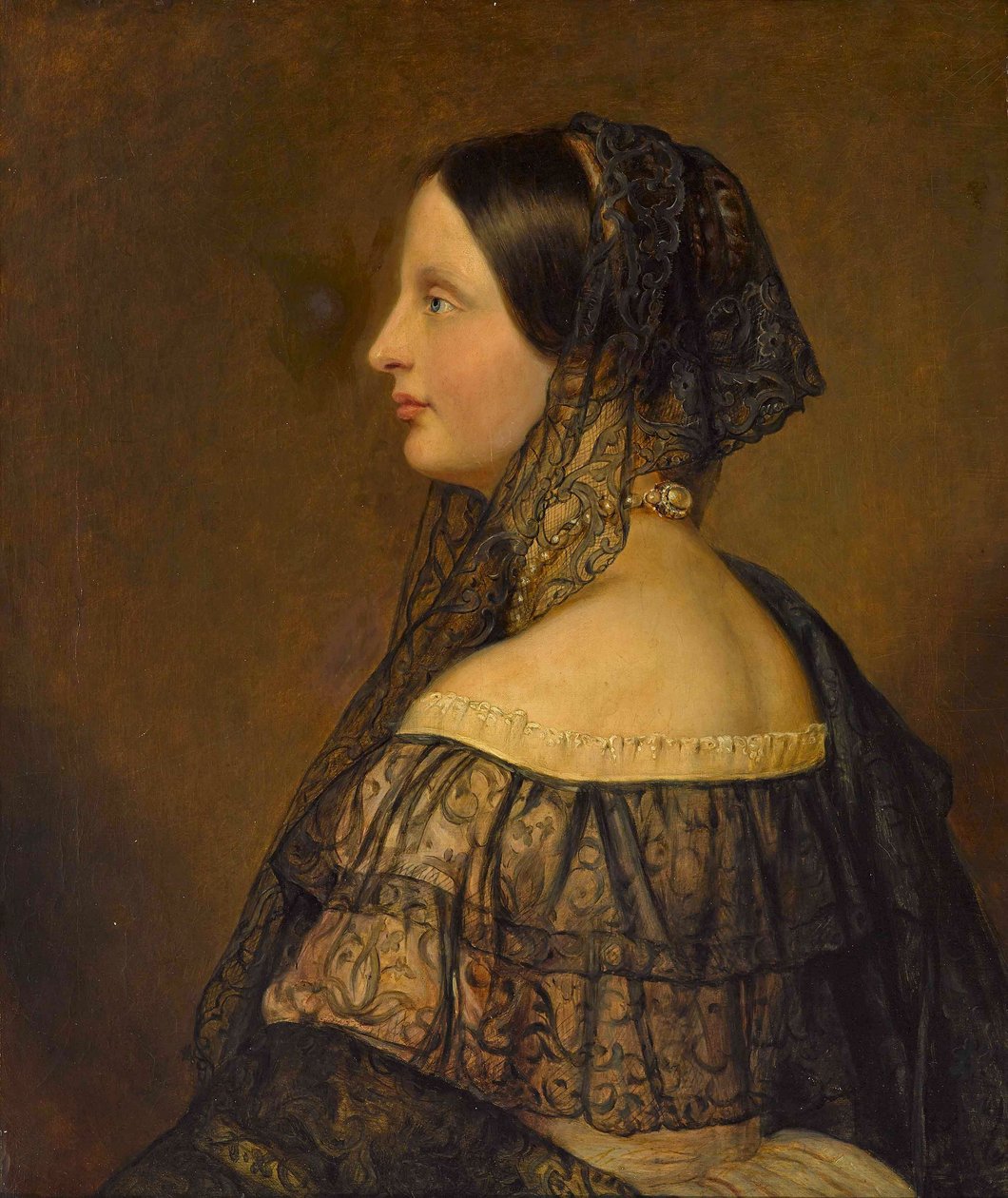 księżniczka Augusta Ferdynanda Bawarska, arcyksiężna austriacko-toskańska autorstwa Joseph Carl Stieler