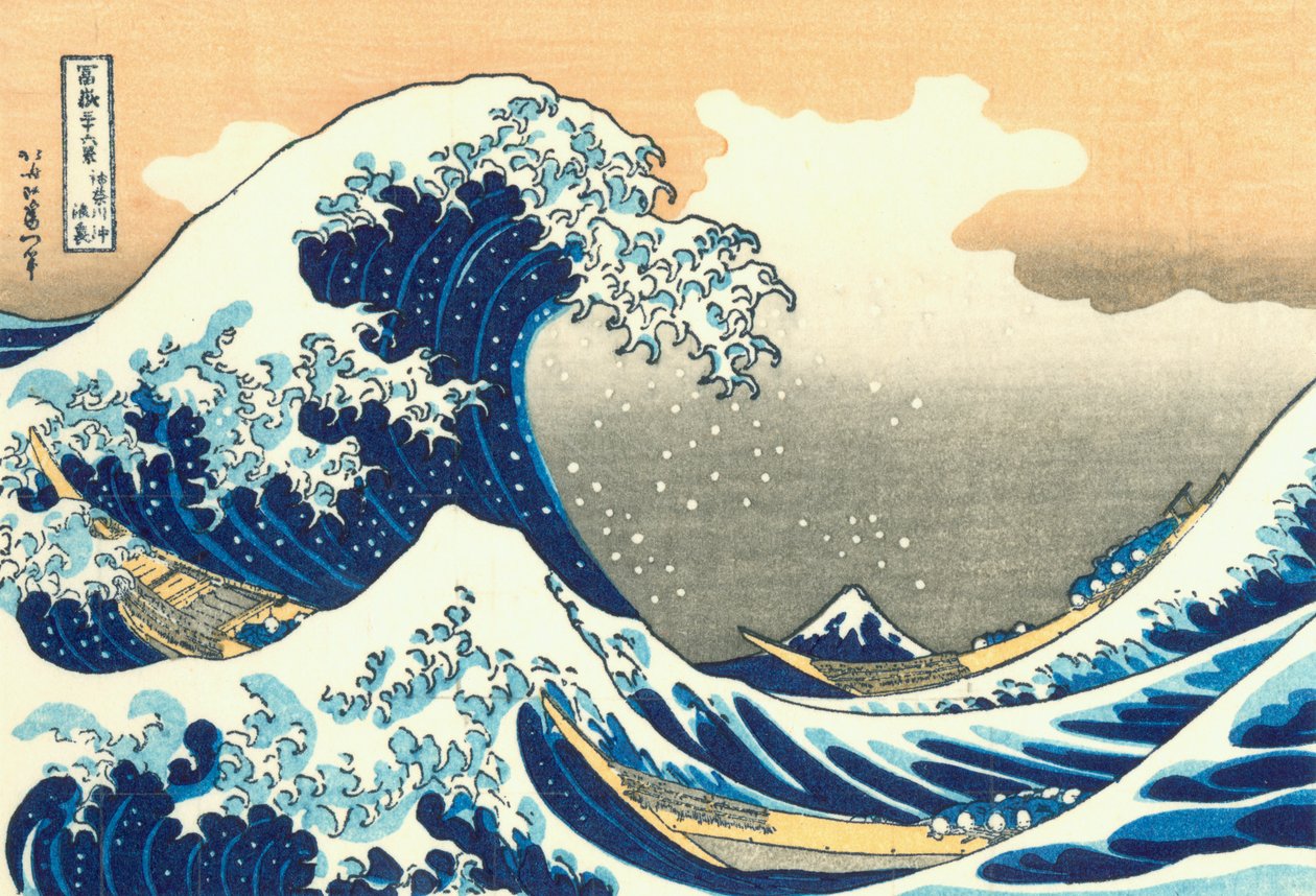 Wielka fala z Kanagawy autorstwa After Katsushika Hokusai