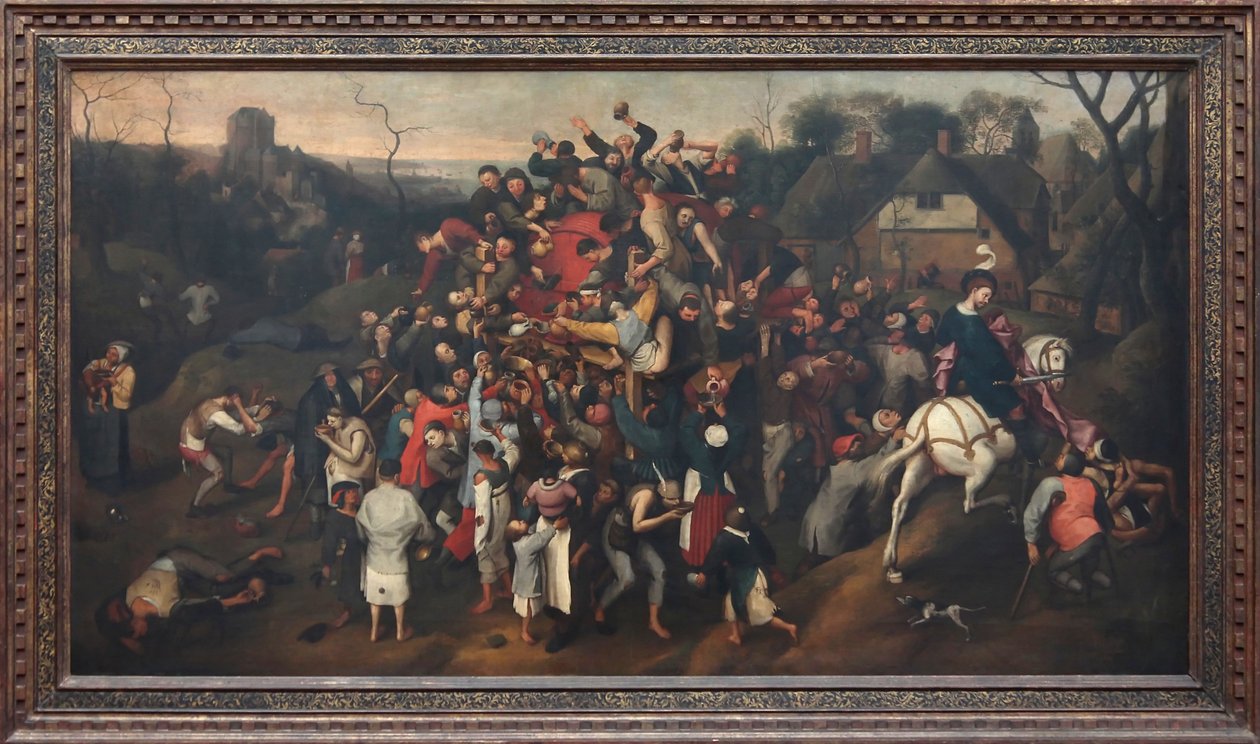 Wino św. Marcina autorstwa After Pieter Brueghel the Elder