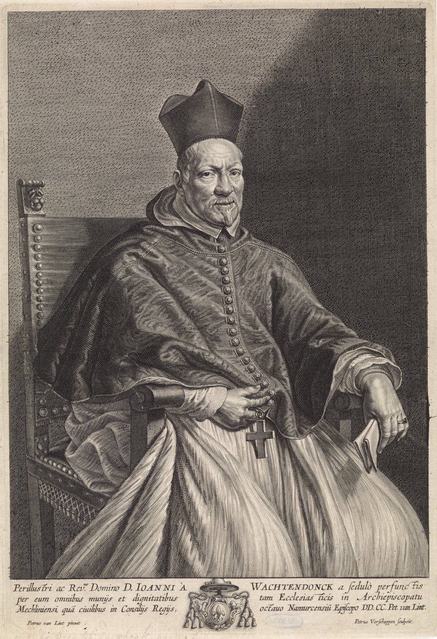 Portret biskupa Johannesa Wachtendoncka autorstwa Pieter van Lint