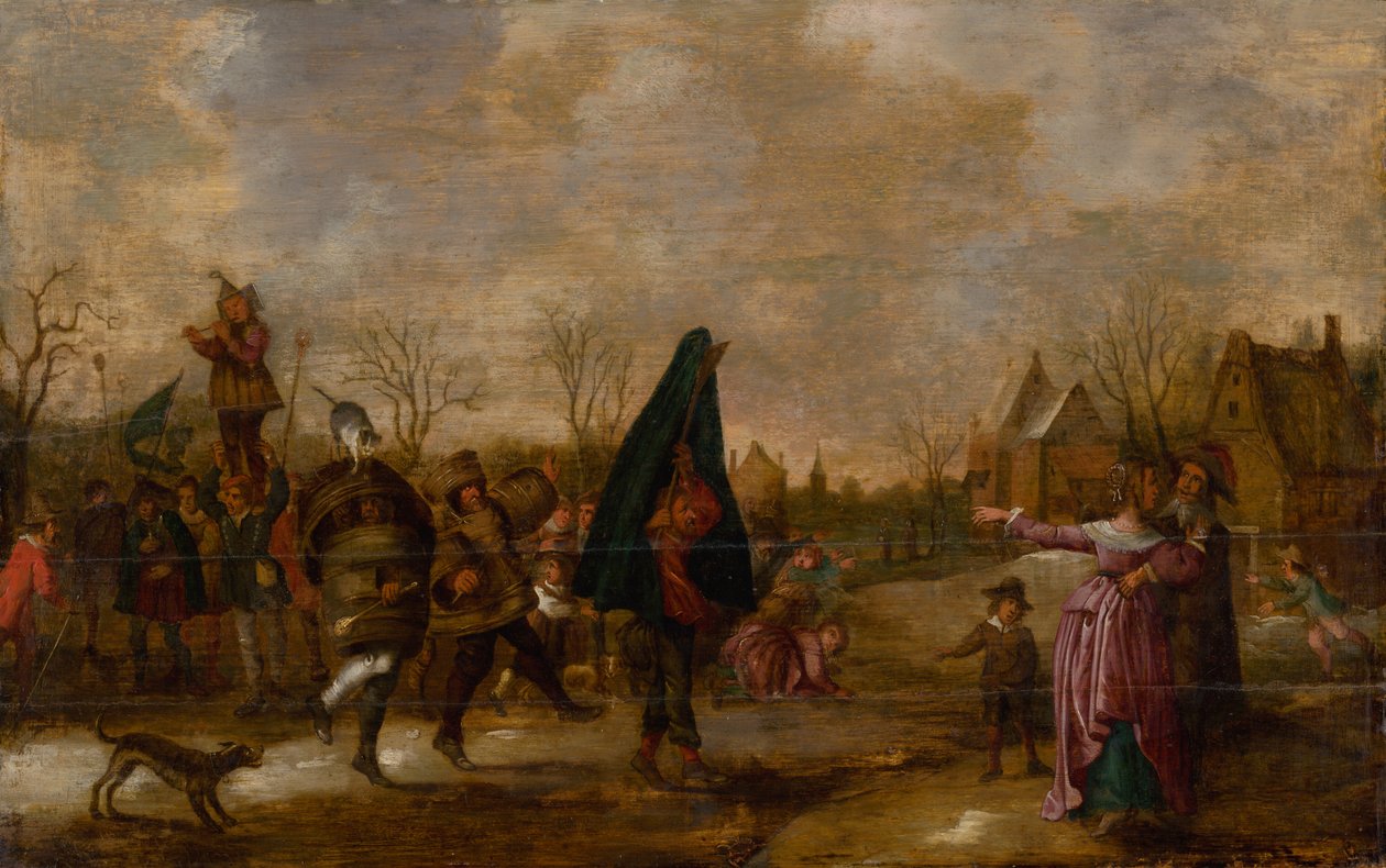 Procesja karnawałowa autorstwa After Adriaen van de Venne