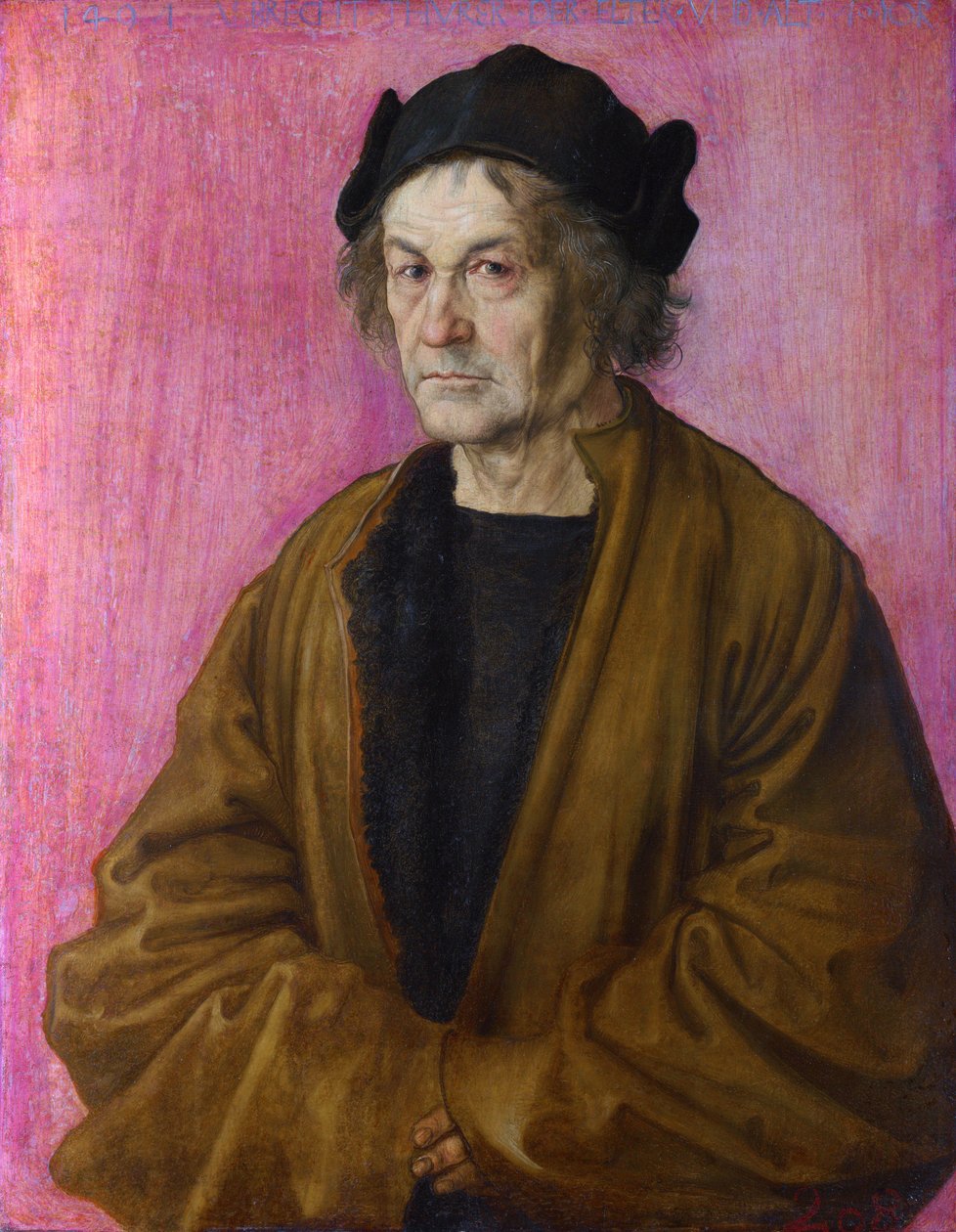 Niemiecki: Portret Albrechta Dürera Starszego, ojca malarza autorstwa After Albrecht Dürer