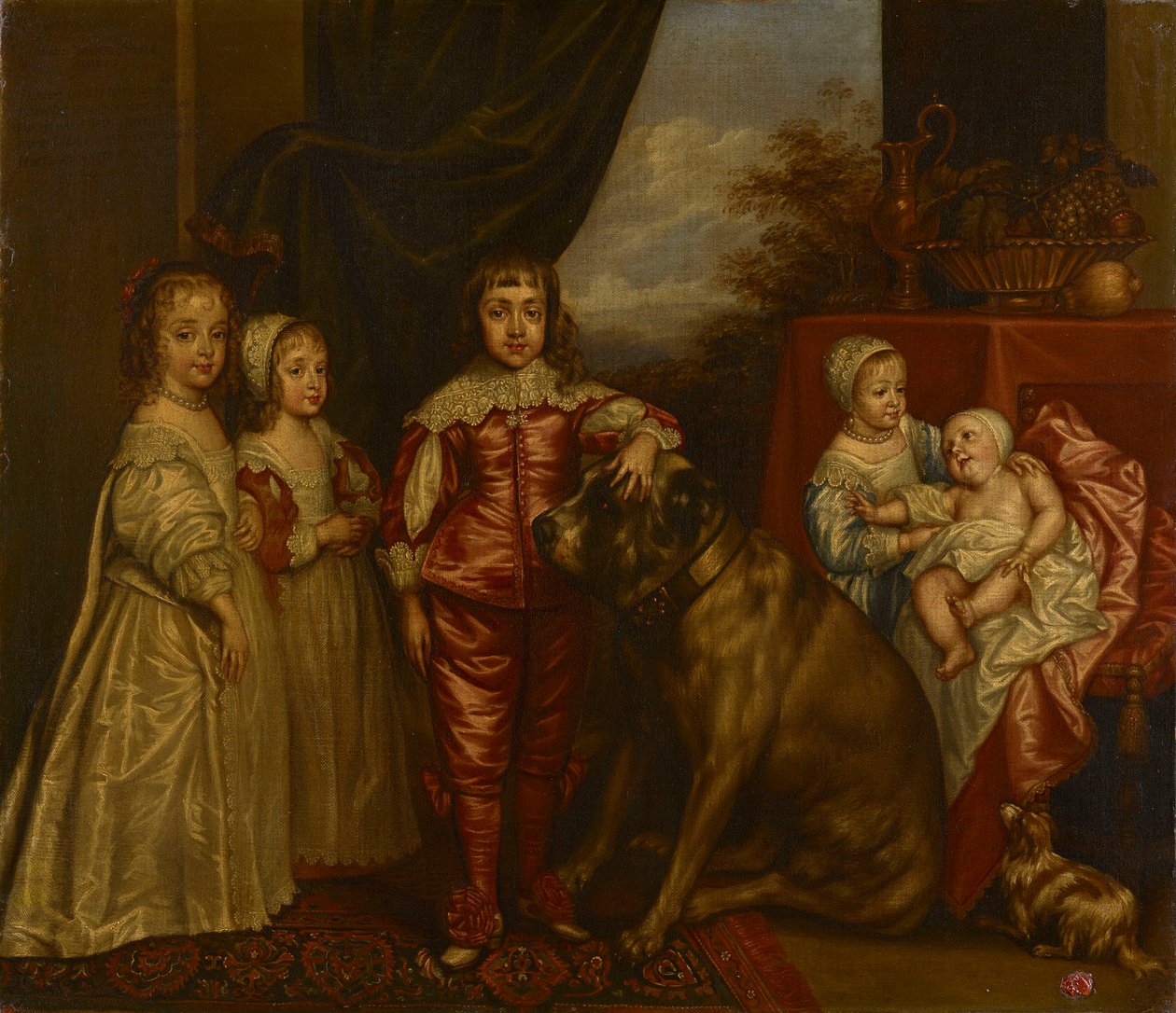 Pięcioro najstarszych dzieci Karola I autorstwa after Anthony van Dyck