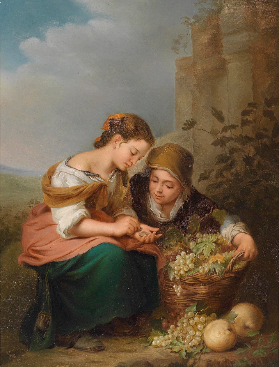 Mały sprzedawca owoców autorstwa after Bartolome Esteban Murillo
