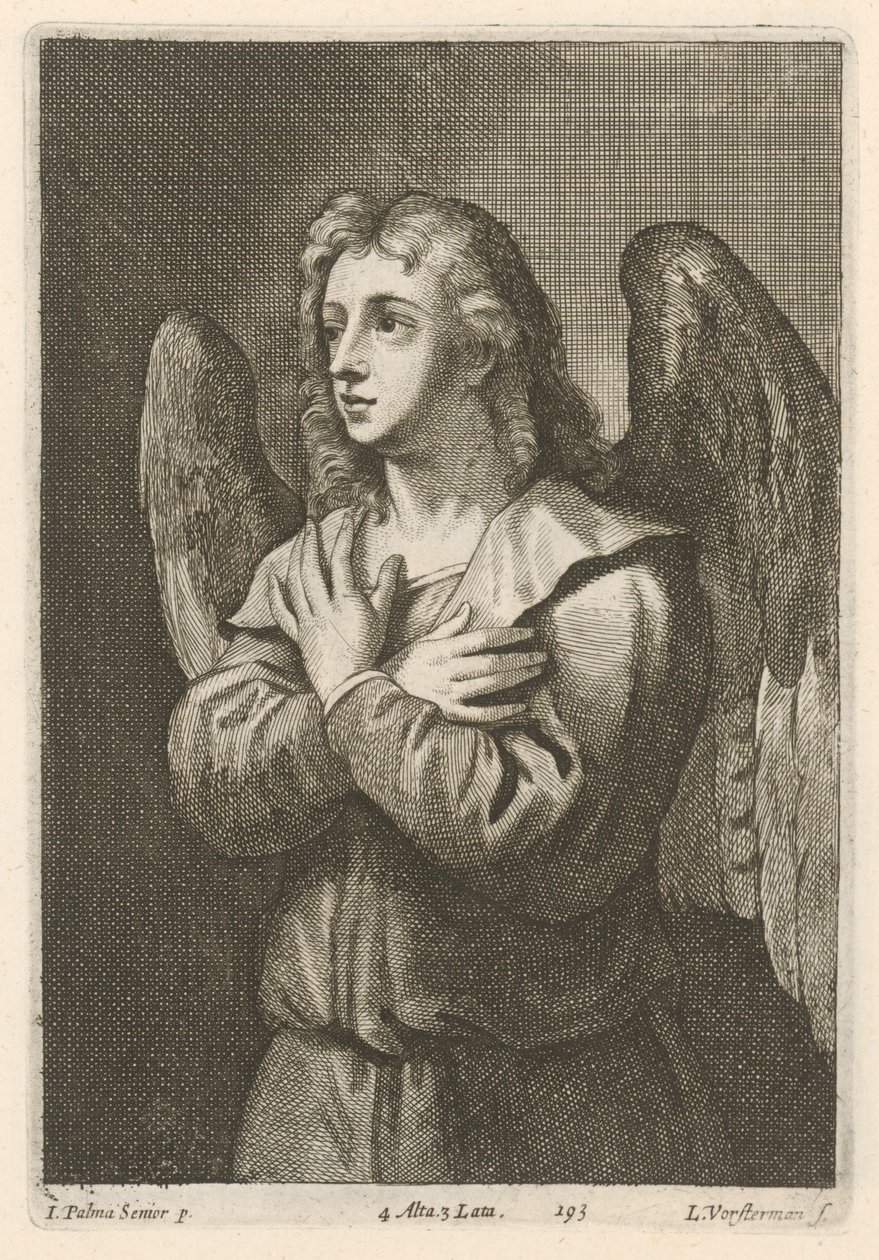 Anioł autorstwa After David Teniers the Younger