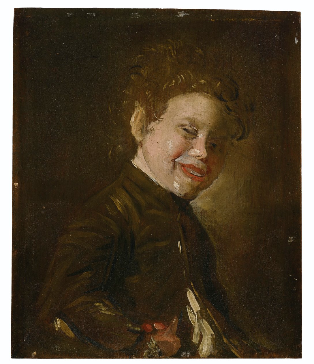Uśmiechnięty chłopiec autorstwa After Frans Hals