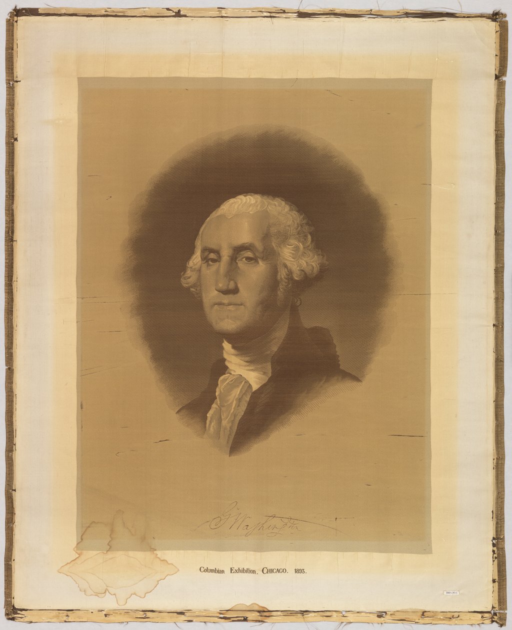 Tkany portret autorstwa After Gilbert Stuart