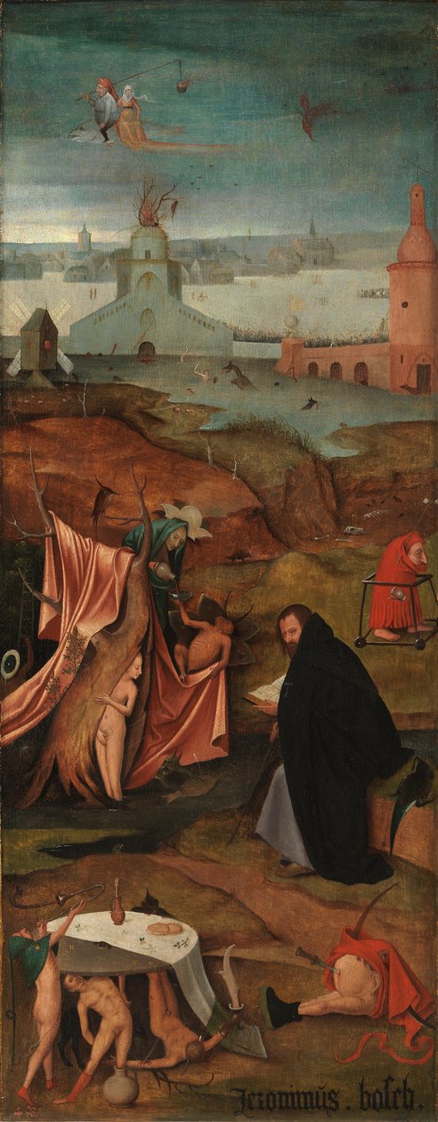 Kuszenie świętego Antoniego autorstwa After Hieronymus Bosch