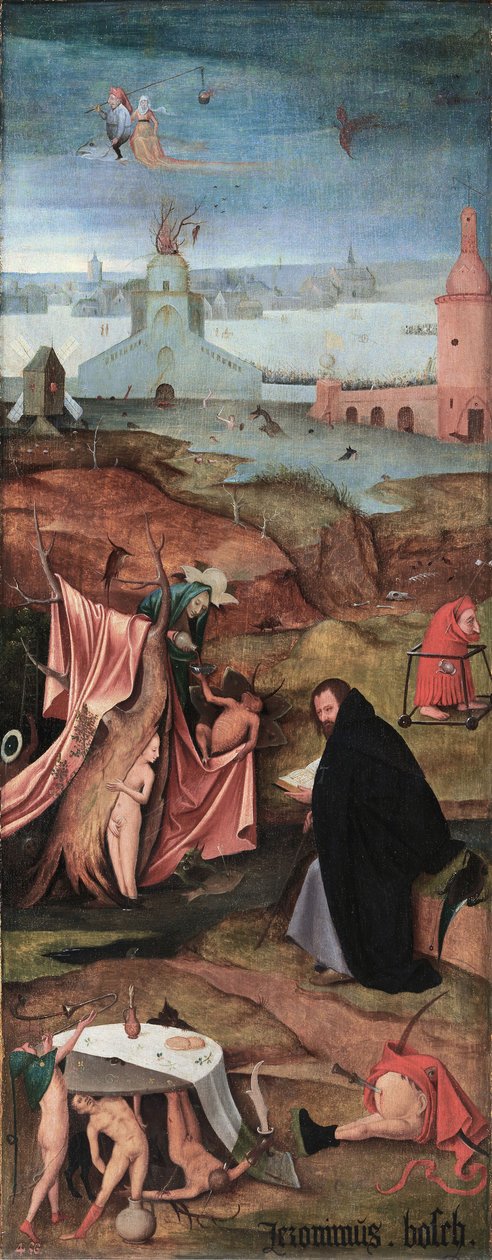 Kuszenie świętego Antoniego autorstwa After Hieronymus Bosch