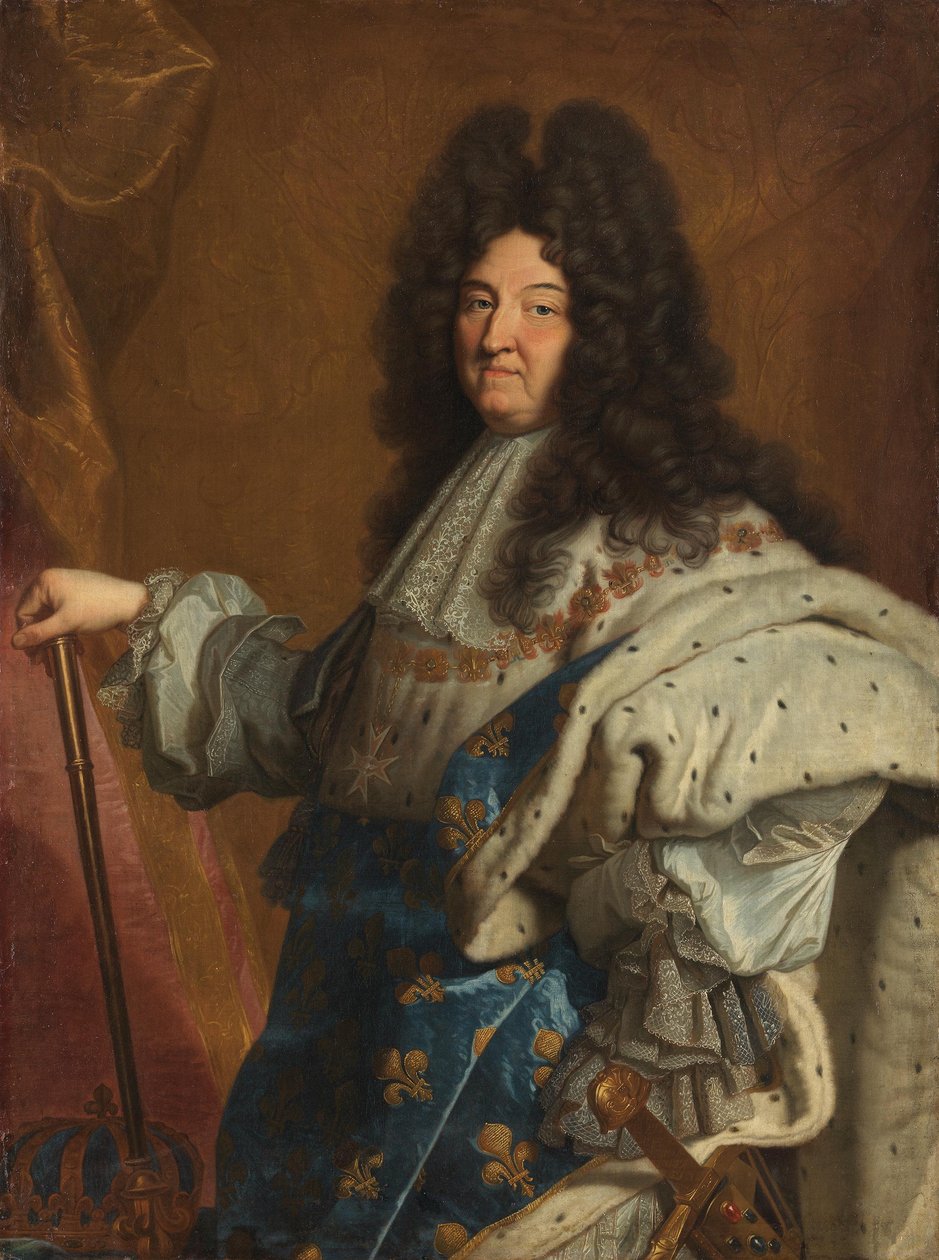 Niemcy: Portret Ludwika XIV, króla Francji Portret Ludwika XIV, króla Francji autorstwa After Hyacinthe Rigaud