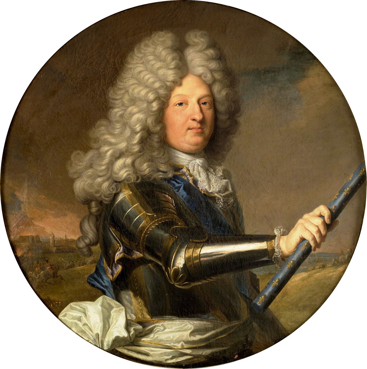 Hiszpański:  Luis de Francia el Gran Delfín Portret Ludwika Francuskiego, Wielkiego Delfina autorstwa After Hyacinthe Rigaud