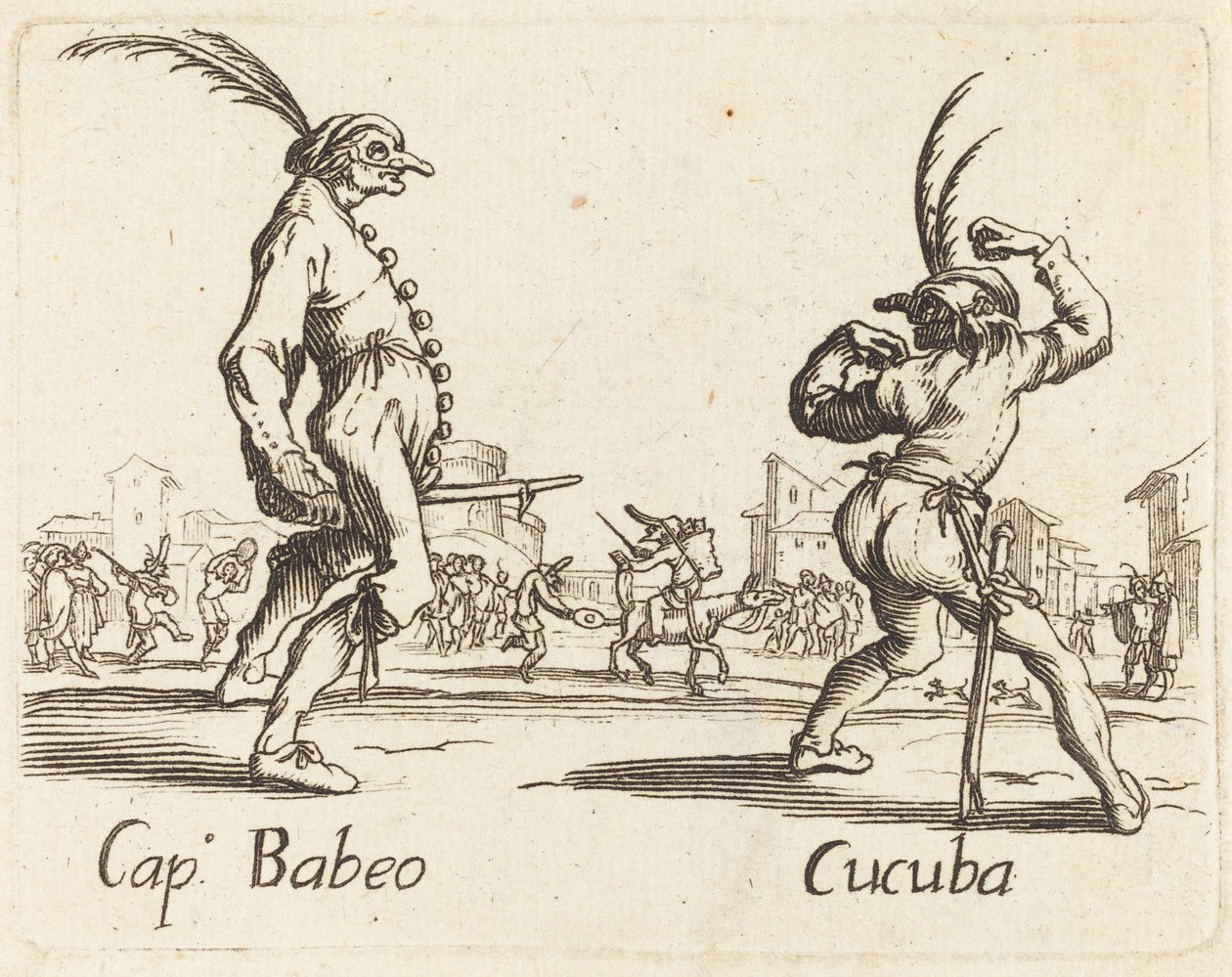 Rozdział Babeo i kukuba autorstwa After Jacques Callot