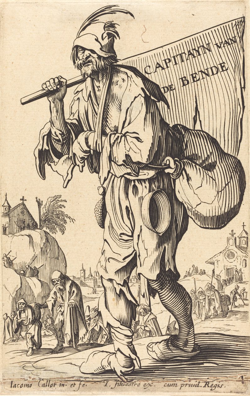 Kapitan Baronów autorstwa After Jacques Callot