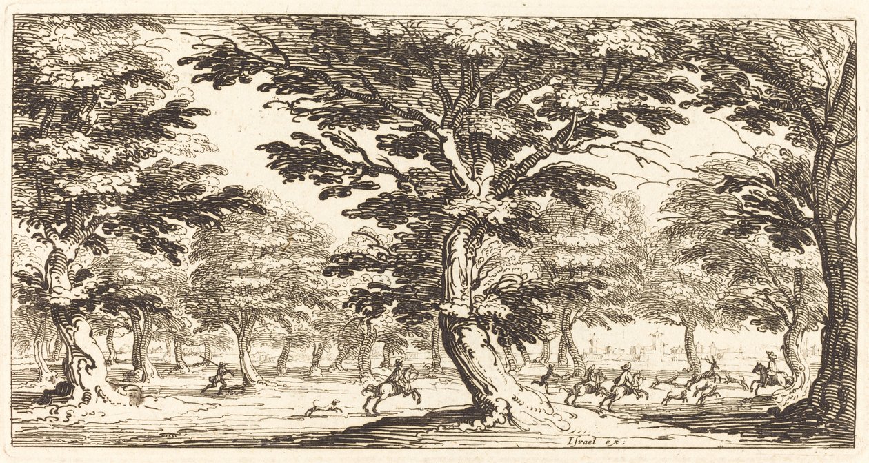 Krajobraz autorstwa After Jacques Callot
