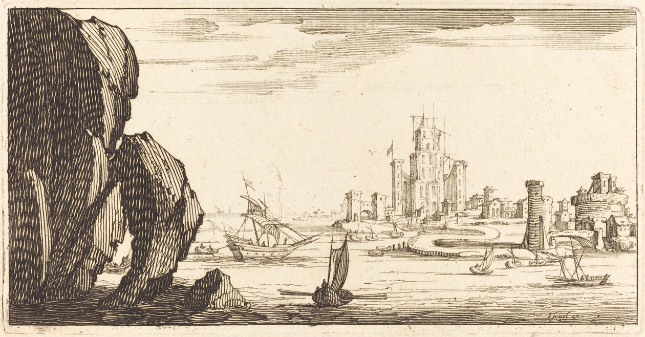 Krajobraz autorstwa After Jacques Callot