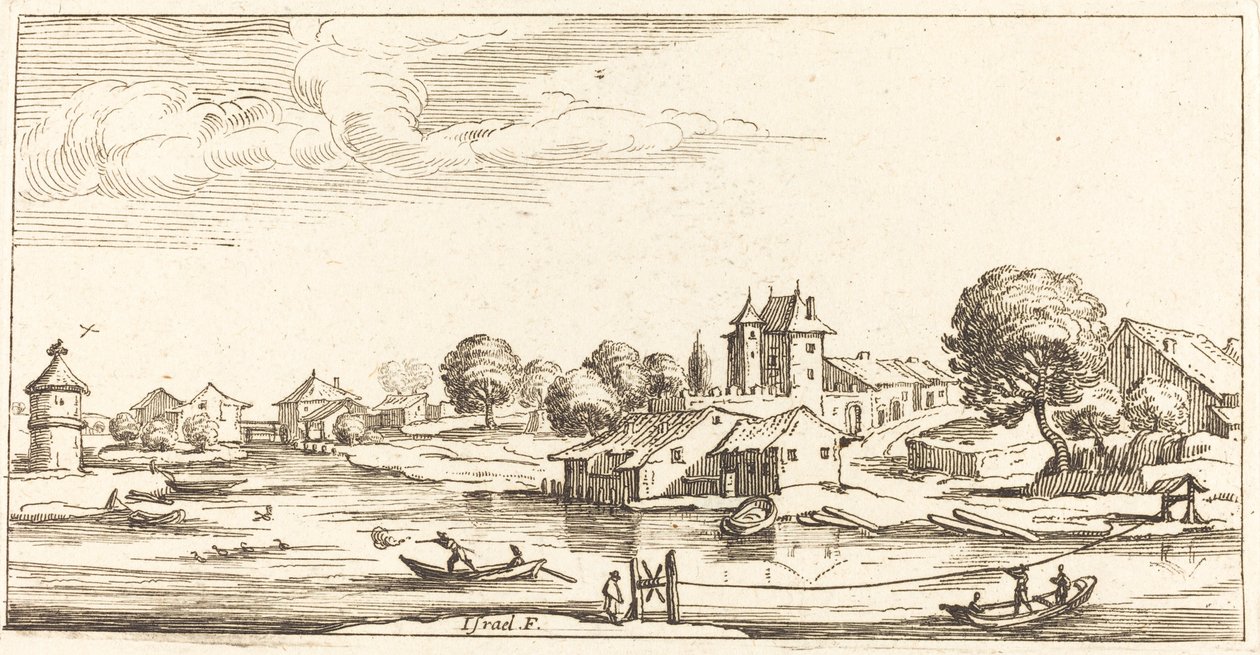 Krajobraz autorstwa After Jacques Callot