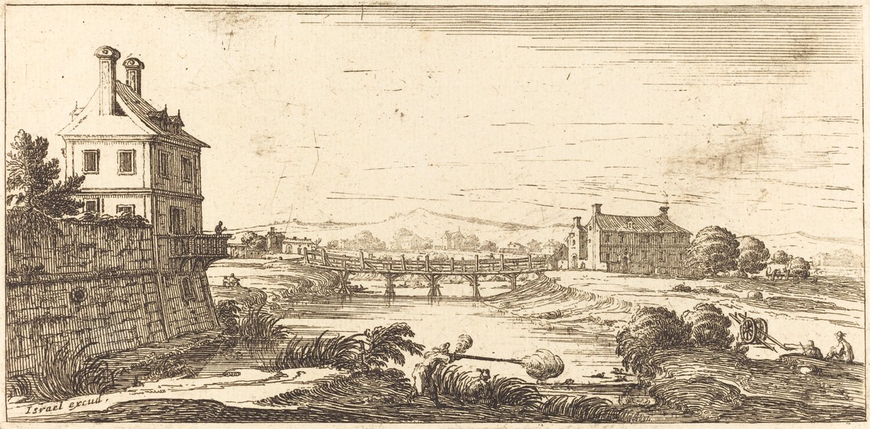 Krajobraz autorstwa After Jacques Callot
