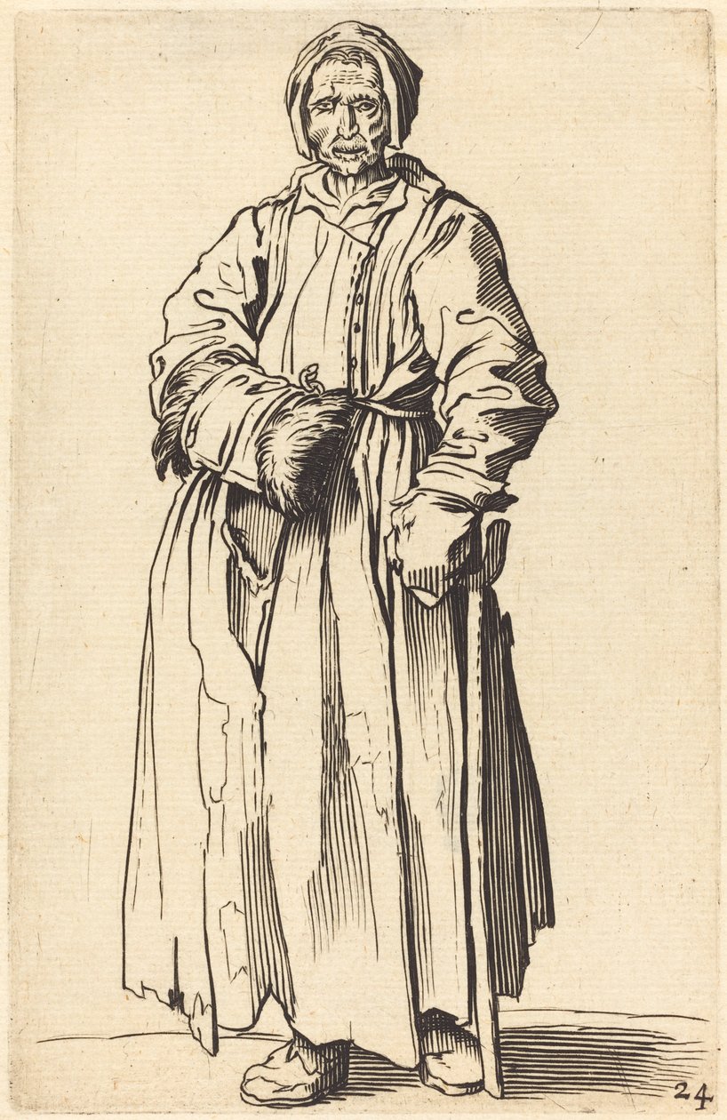 Jednooka kobieta autorstwa After Jacques Callot