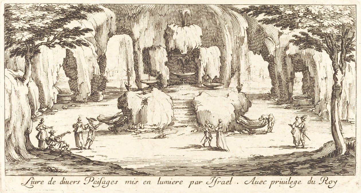 Podtytuł dla "Różne krajobrazy" autorstwa After Jacques Callot