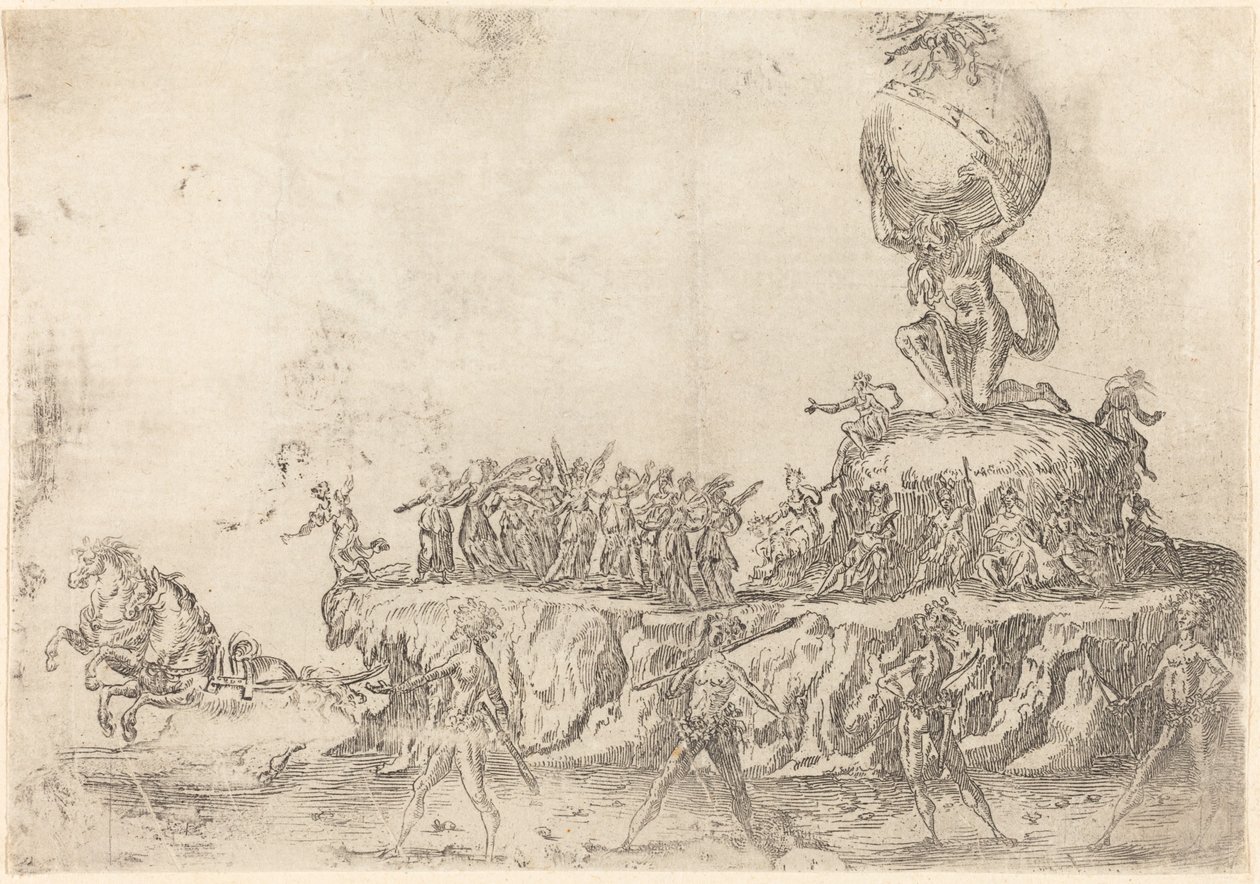 Pływak Słońca autorstwa After Jacques Callot