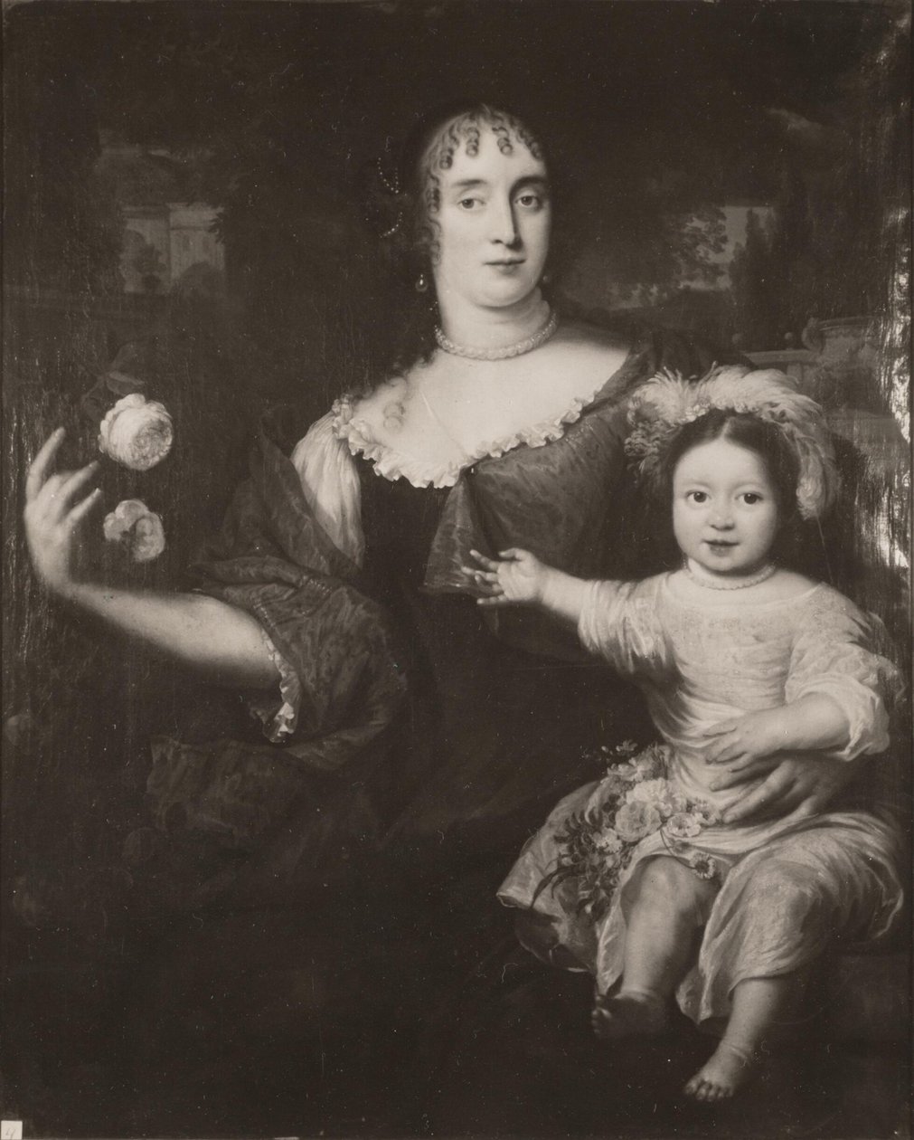 Podwójny portret Marii van Berckel (1631-1796) i jej córki autorstwa After Jan de Baen