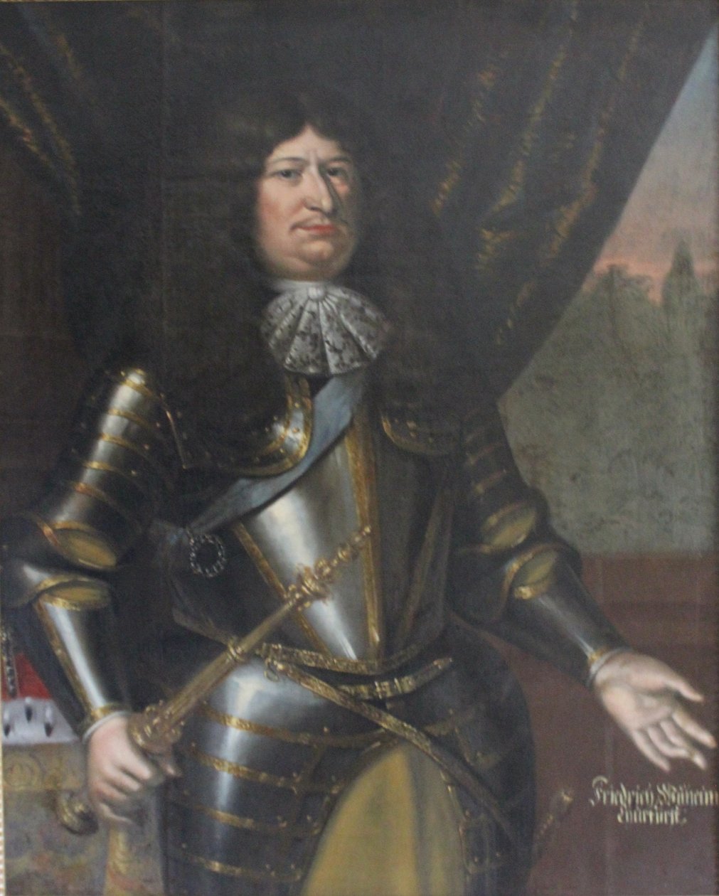 Portret Fryderyka Wilhelma Brandenburskiego autorstwa After Jan de Baen