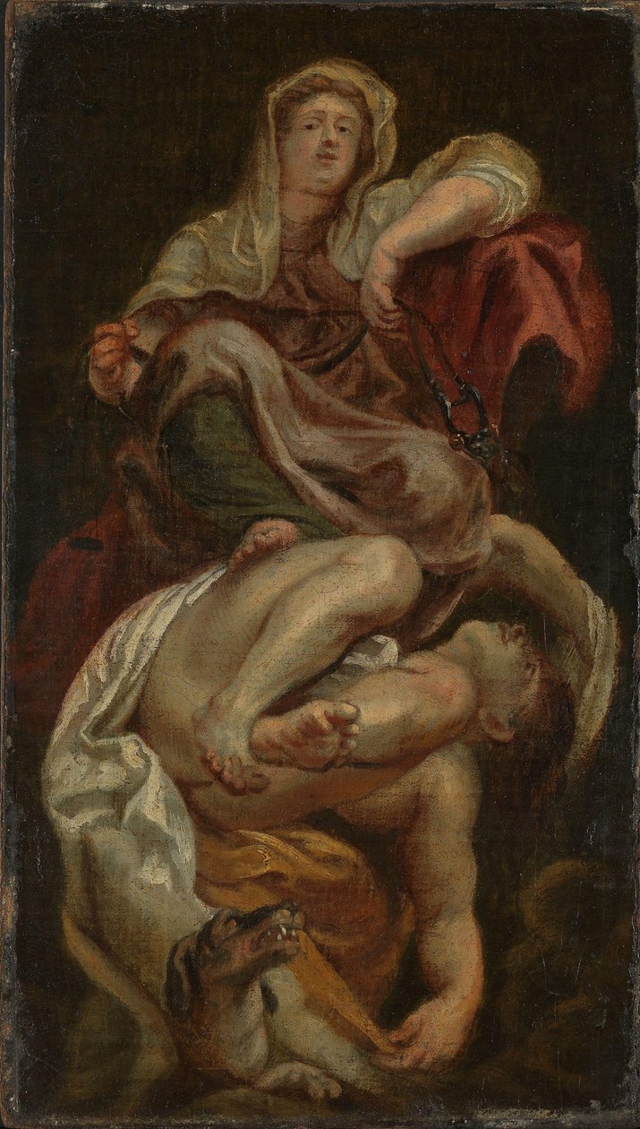 Umiarkowanie triumfuje nad nieumiarkowaniem autorstwa after Peter Paul Rubens