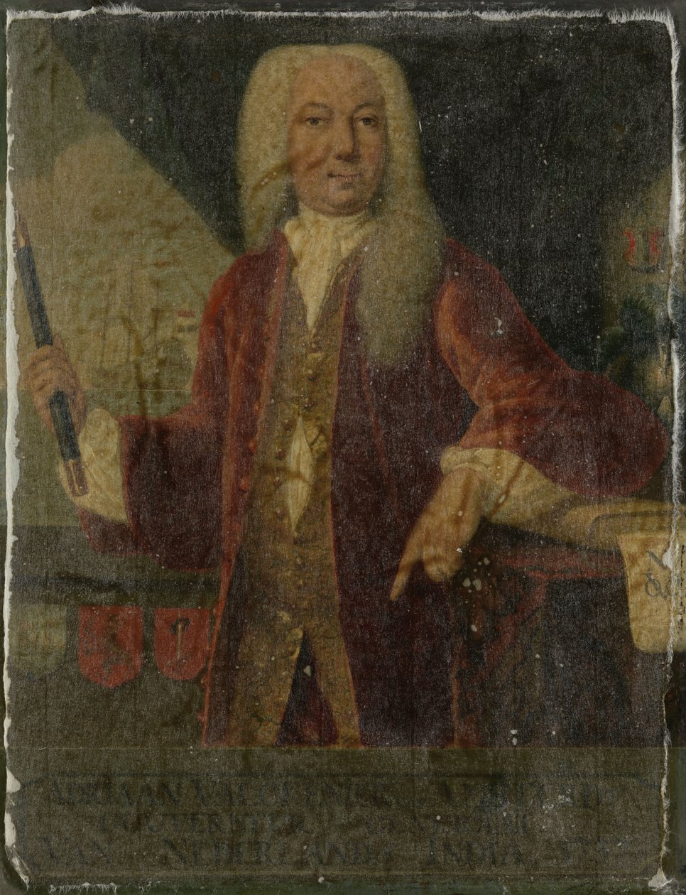 Portret Adriana Valckeniera. olej na miedzi. wysokość: 34 cm (13,3 cala); szerokość: 26,5 cm (10,4 cala) . Amsterdam, Rijksmuseum Amsterdam. autorstwa After Theodorus Justinus van Rheen