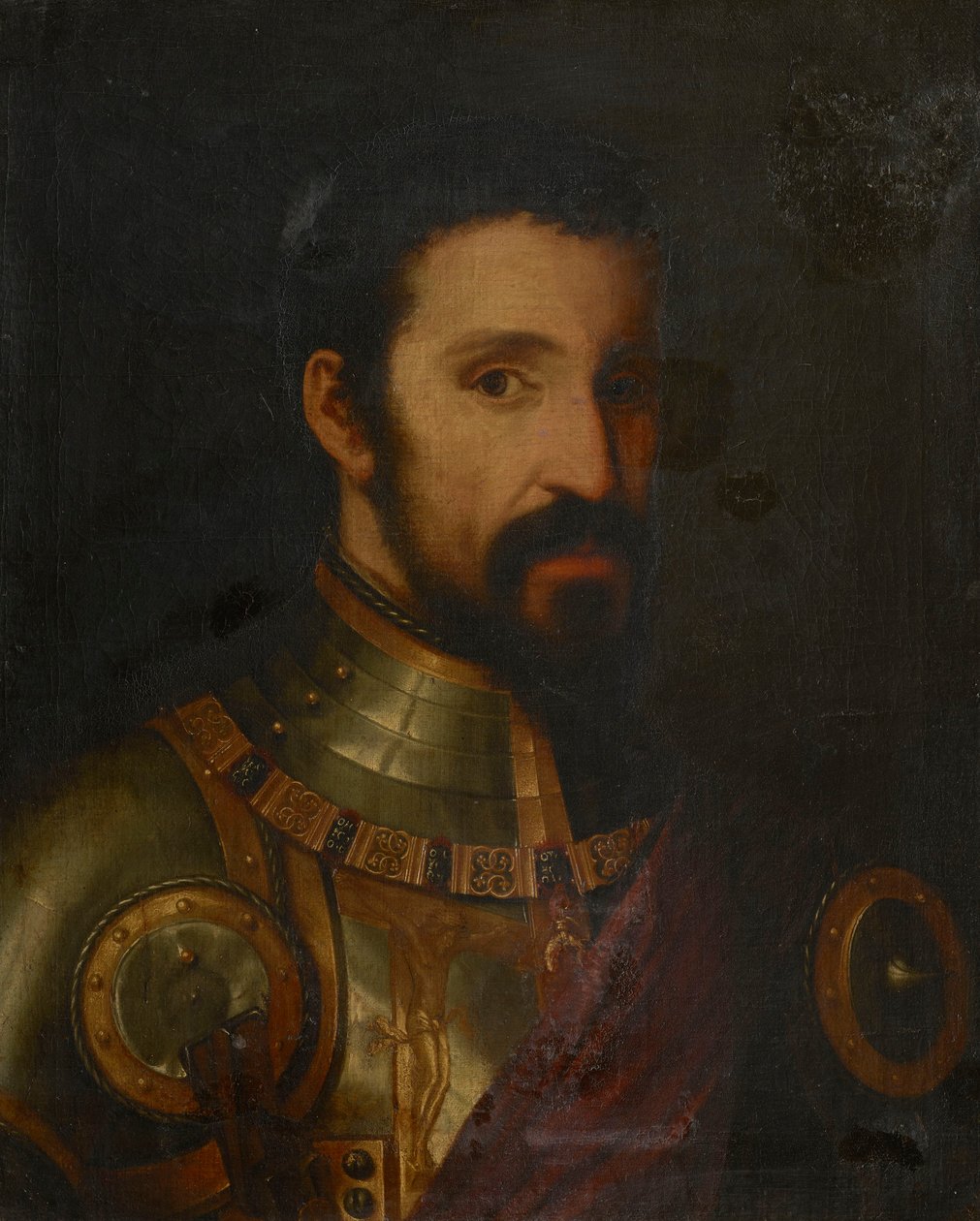 Don Fernando Alvarez de Toledo, książę Alby (1507-1582) autorstwa after Titian