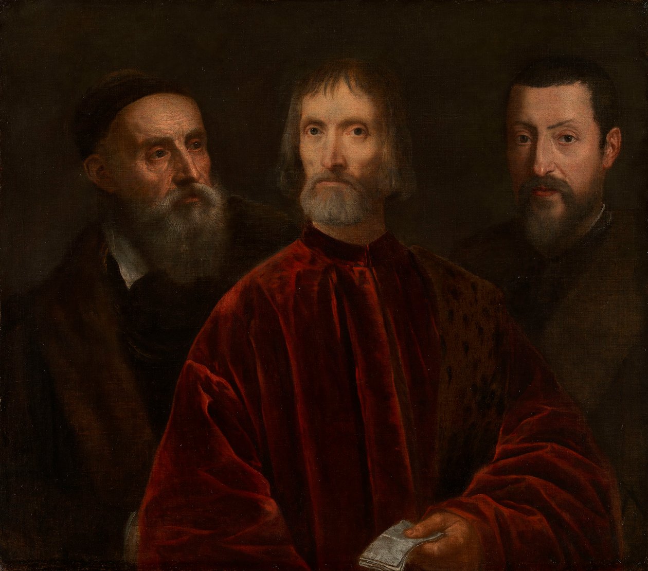 Tycjan i jego przyjaciele autorstwa after Titian