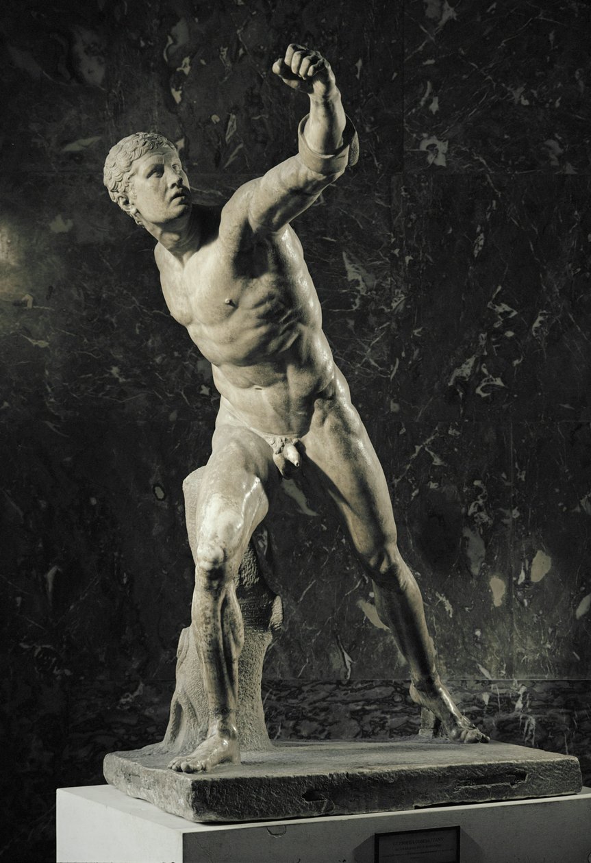 Gladiator Borghese, znaleziony w Anzio we Włoszech ... autorstwa Agasias Agasias