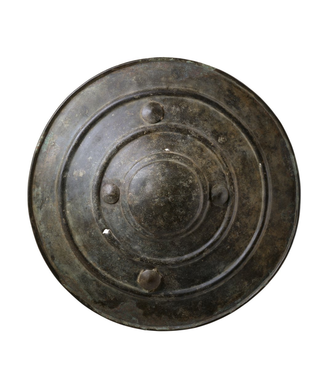 Tarcza Wittenham, z Long Wittenham, Oxfordshire, późna epoka brązu, c.1200 pne (brąz) autorstwa Age Bronze