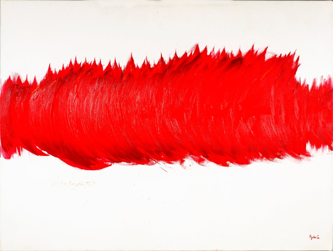 Twister, 2014 (olej na płótnie) autorstwa Agnes Girardon