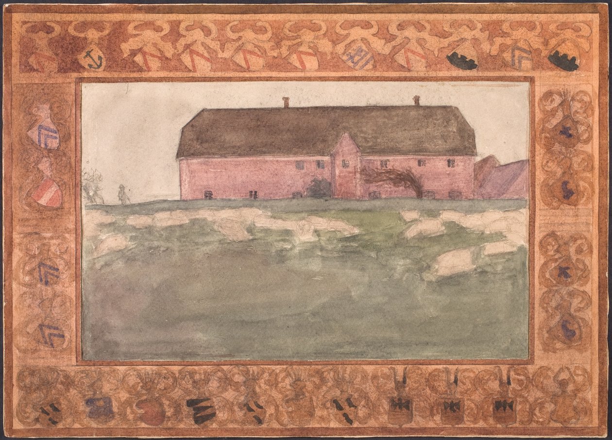 Dwór Kaas autorstwa Agnes Slott Møller