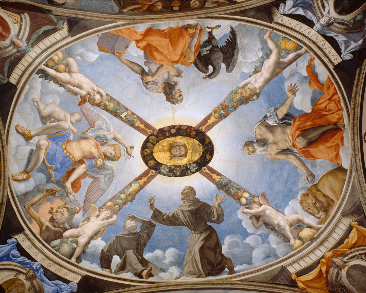 Sufit kaplicy Eleonory z Toledo autorstwa Agnolo Bronzino