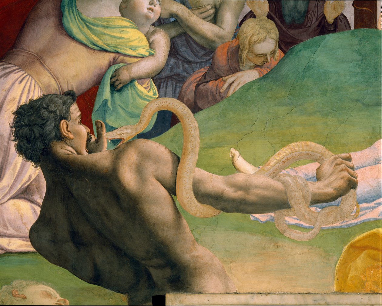 Adoracja brązowego węża autorstwa Agnolo Bronzino
