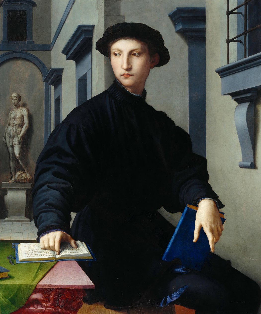 Ugolino Martelli, 1536-37 (olej na płycie topolowej) autorstwa Agnolo Bronzino
