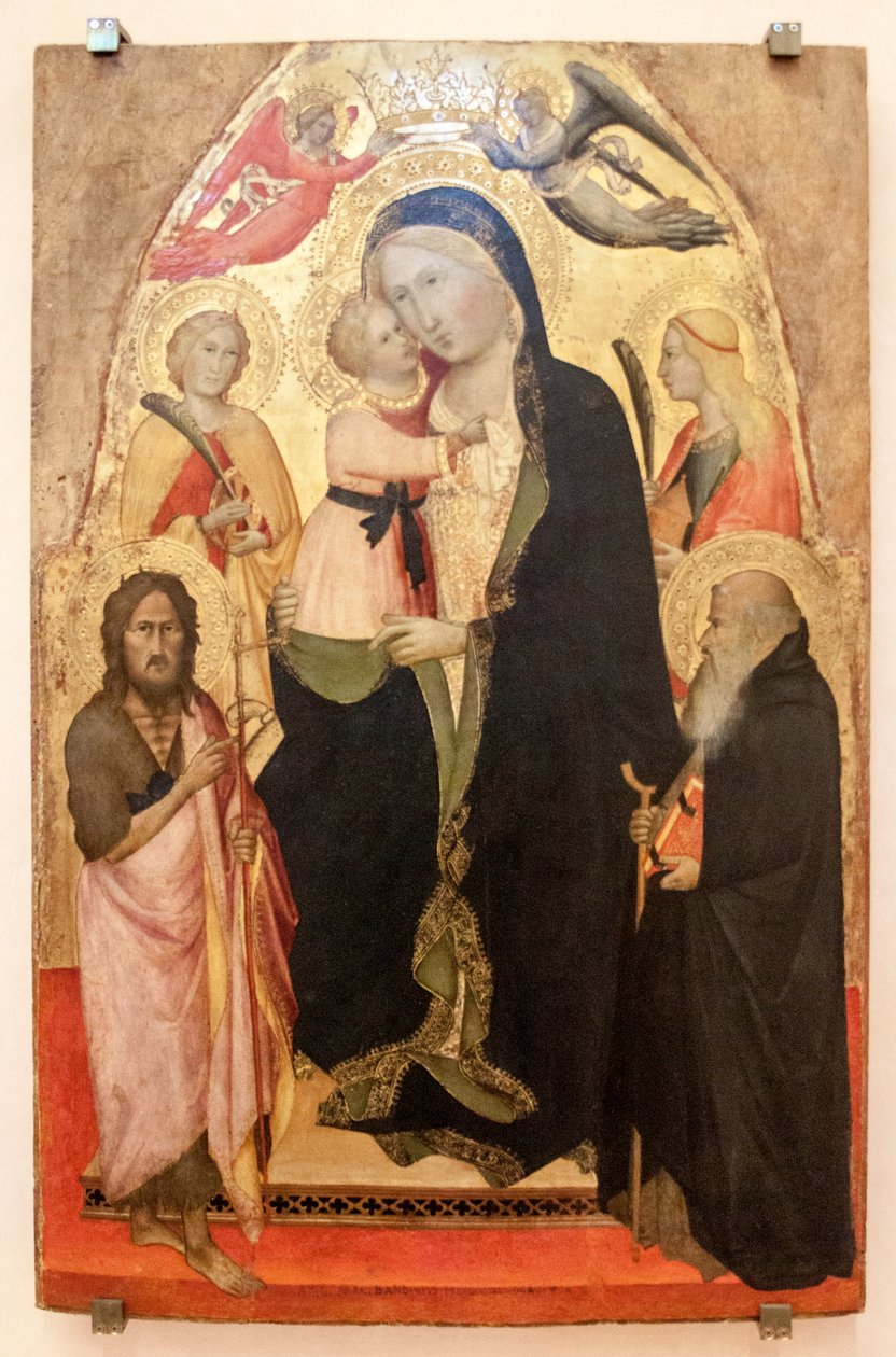 Madonna z Dzieciątkiem ze św. Janem Chrzcicielem autorstwa Agnolo Gaddi