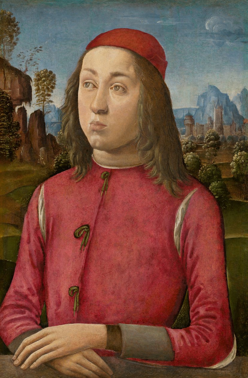 Portret młodzieńca autorstwa Agnolo di Domenico