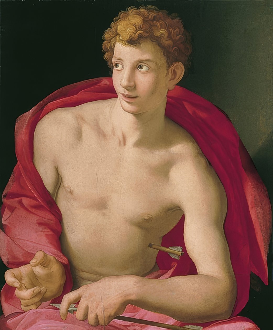 Św. Sebastiana. około 1533 autorstwa Agnolo Bronzino