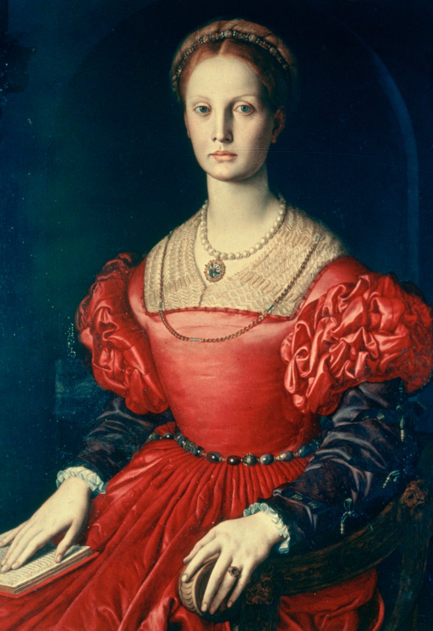 Lukrecja Panchiatichi, c1540 autorstwa Agnolo Bronzino