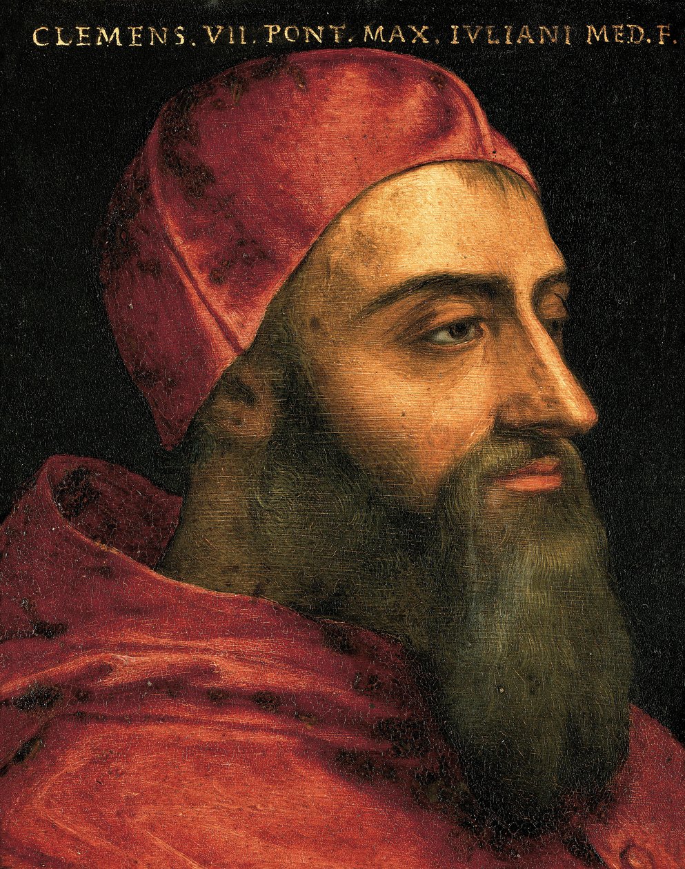 Portret papieża Klemensa VII autorstwa Agnolo Bronzino