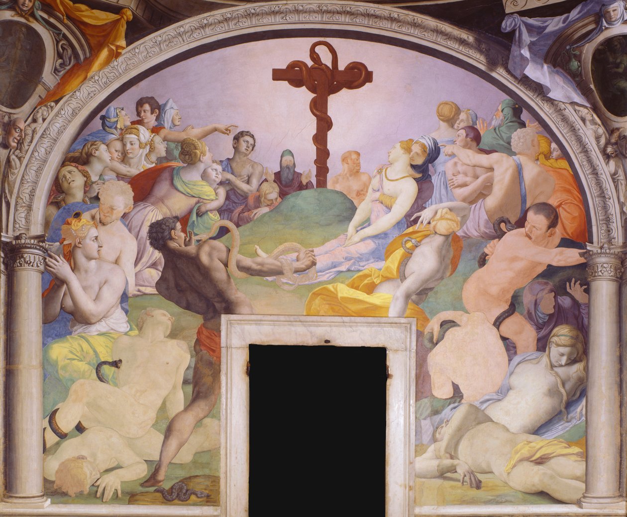 Miedziany wąż, 1540-1545 autorstwa Agnolo Bronzino