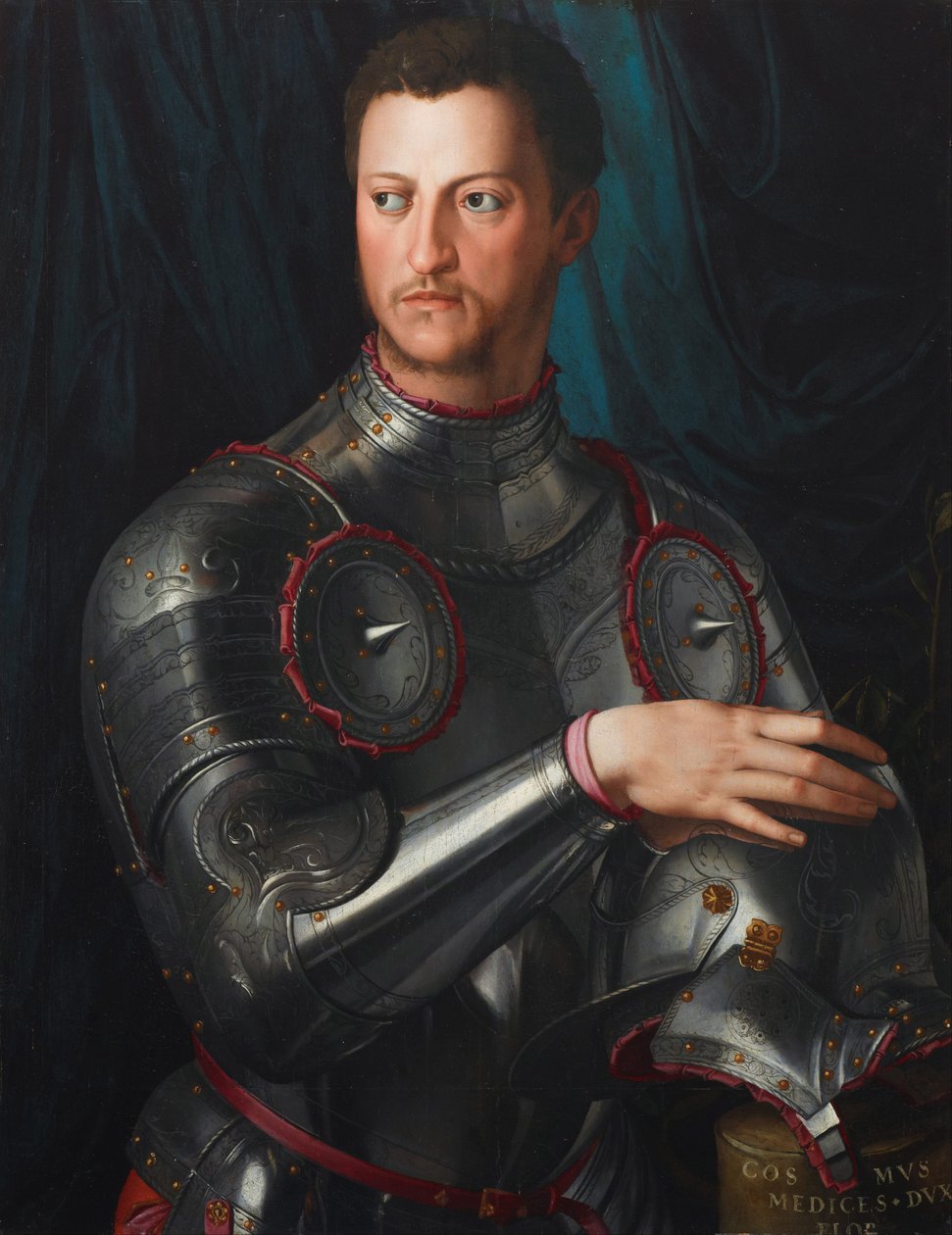 Kosma Medyceusz (1519-1574), wielki książę Toskanii autorstwa Agnolo di Cosimo Bronzino