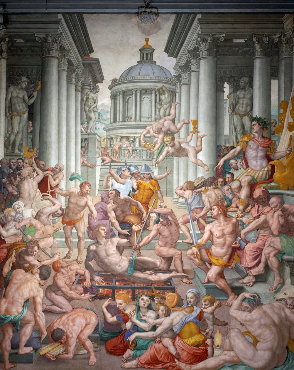 Męczeństwo św. Wawrzyńca autorstwa Agnolo Bronzino