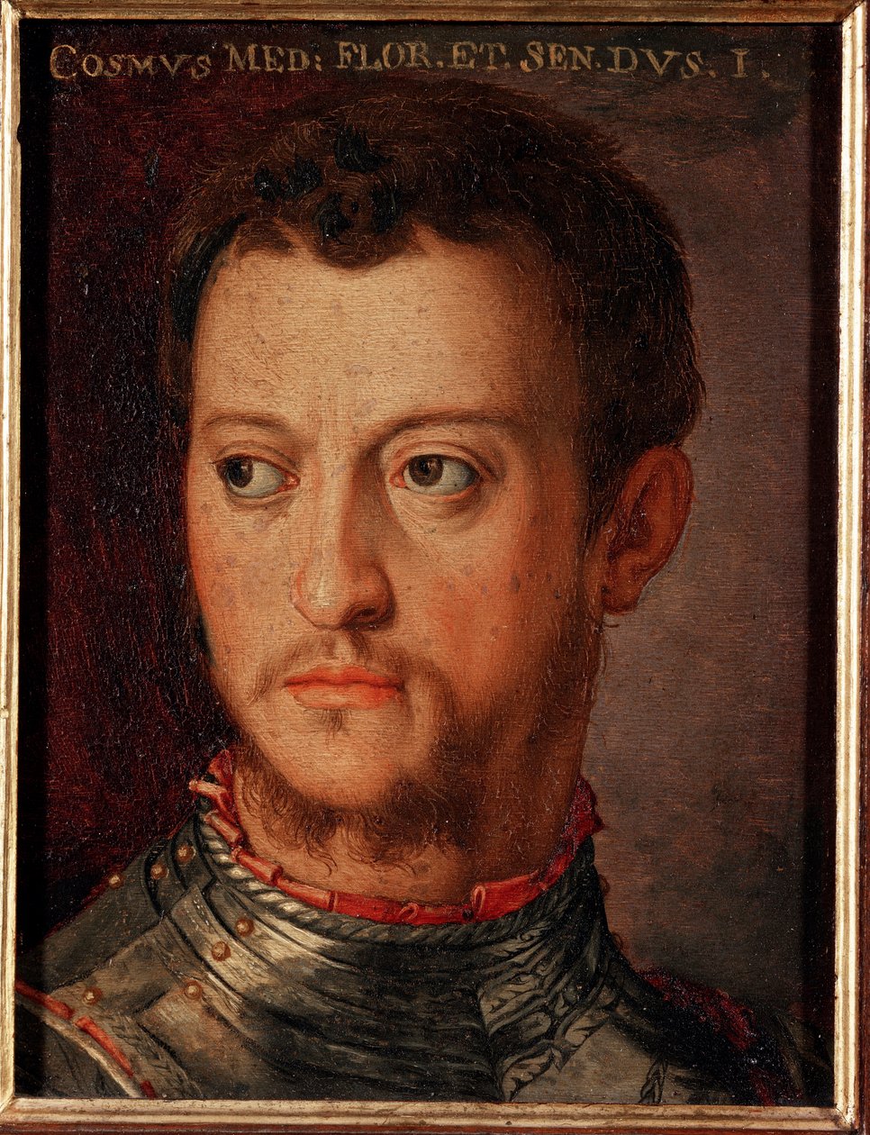 Portret Cosimo (Come) I Medici (Cosimo I de Medici autorstwa Agnolo Bronzino