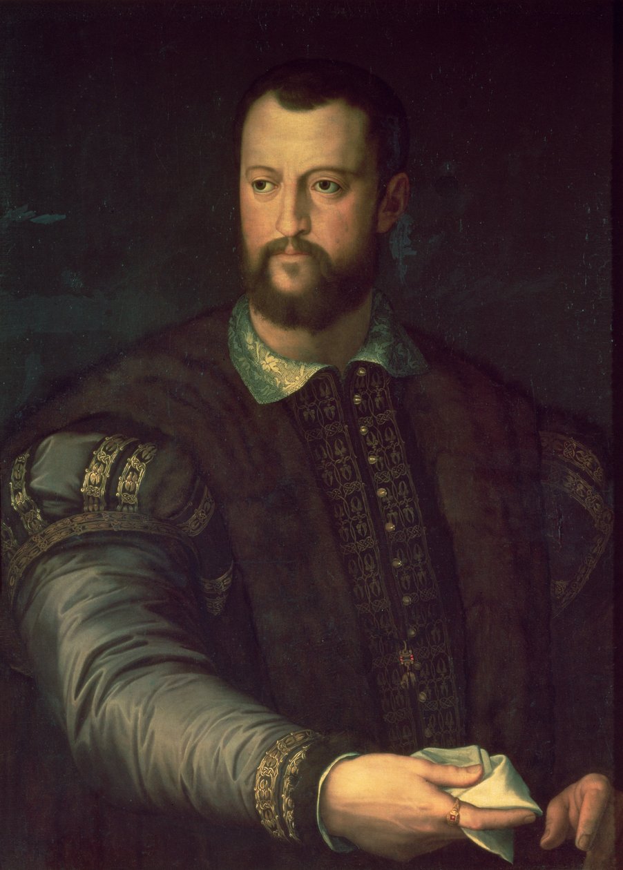Portret Kosima I Medyceusza (1519-74) 1559 (olej na płótnie) autorstwa Agnolo Bronzino